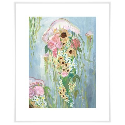 Flora & The Jellyfish By Molly Whalen Mini Framed Canvas - Image 0