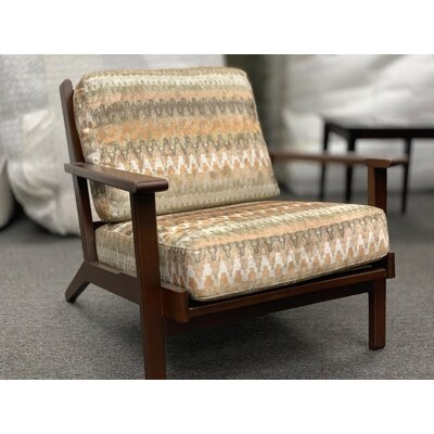 Keiper 29" Wide Tufted Linen Armchair - Image 0
