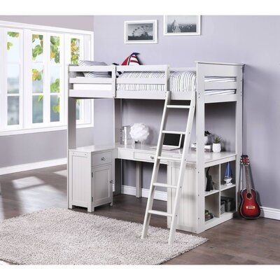 Ambar Loft Bed With Chest, Desk & Bookcase - Image 0