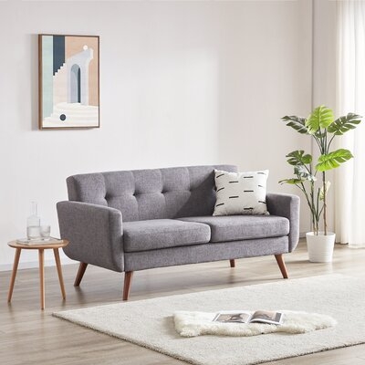 67" Square Arm Loveseat - Image 0