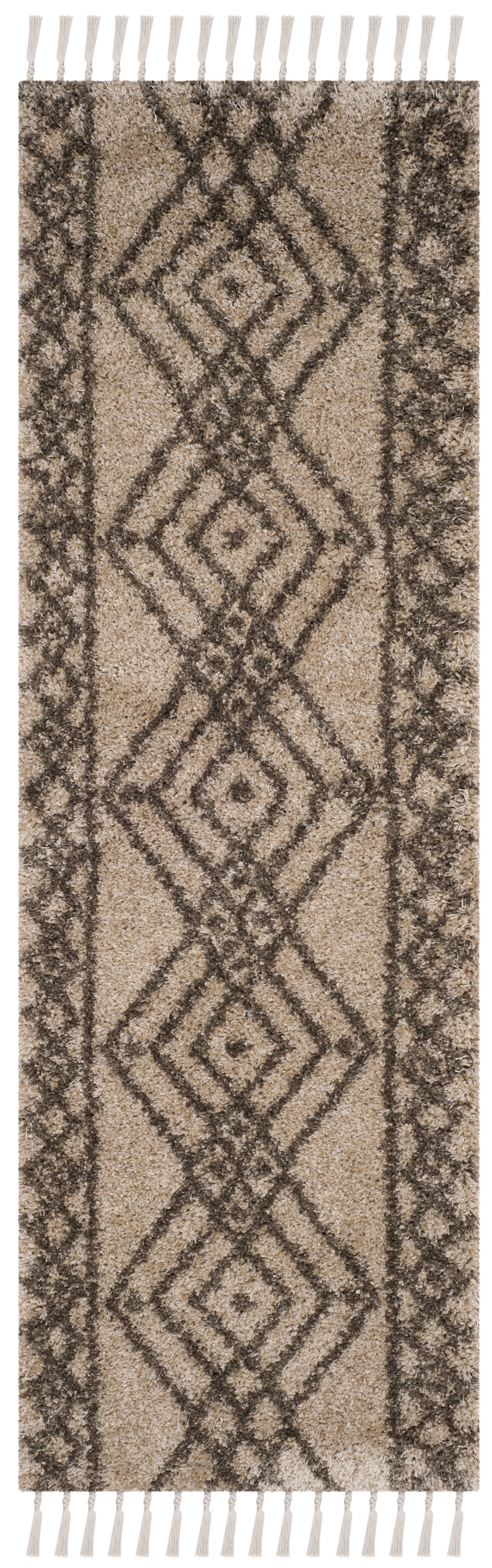 Arlo Home Woven Area Rug, MFG248C, Mushroom/Grey,  2' 3" X 7' - Image 0