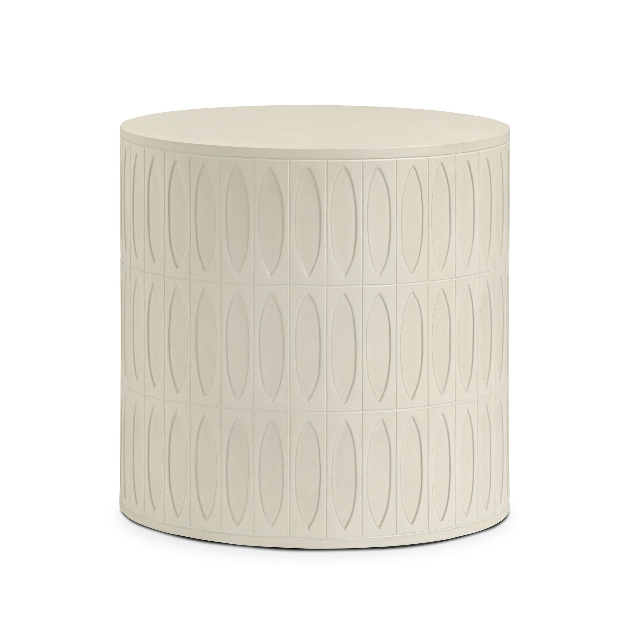 Colorado End Table - White Concrete - Image 0