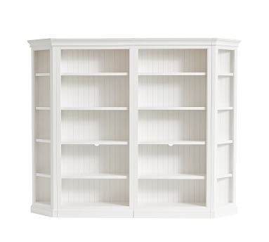 Aubrey Wall Bookcase, Dutch White, 102.5"L x 84"H - Image 2