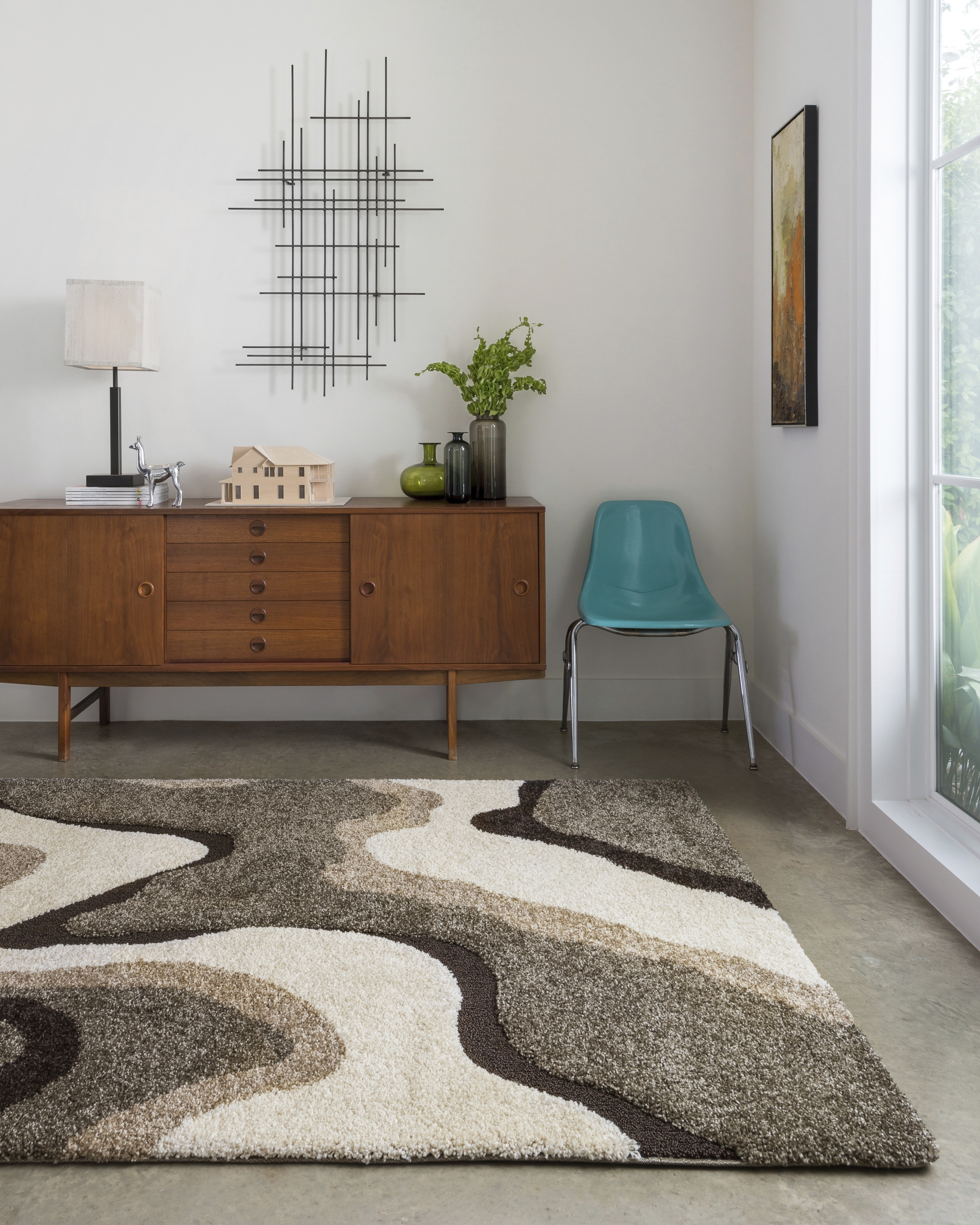 Loloi Enchant Multi 18" x 18" Sample - Image 1