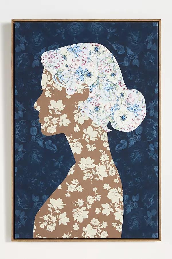 Floral Silhouette Wall Art - Image 0