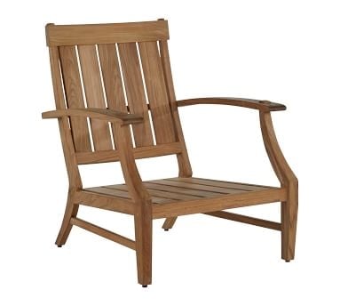 Astola Lounge Chair Cushions, Sunbrella(R) - Outdoor Linen; Dove - Image 5