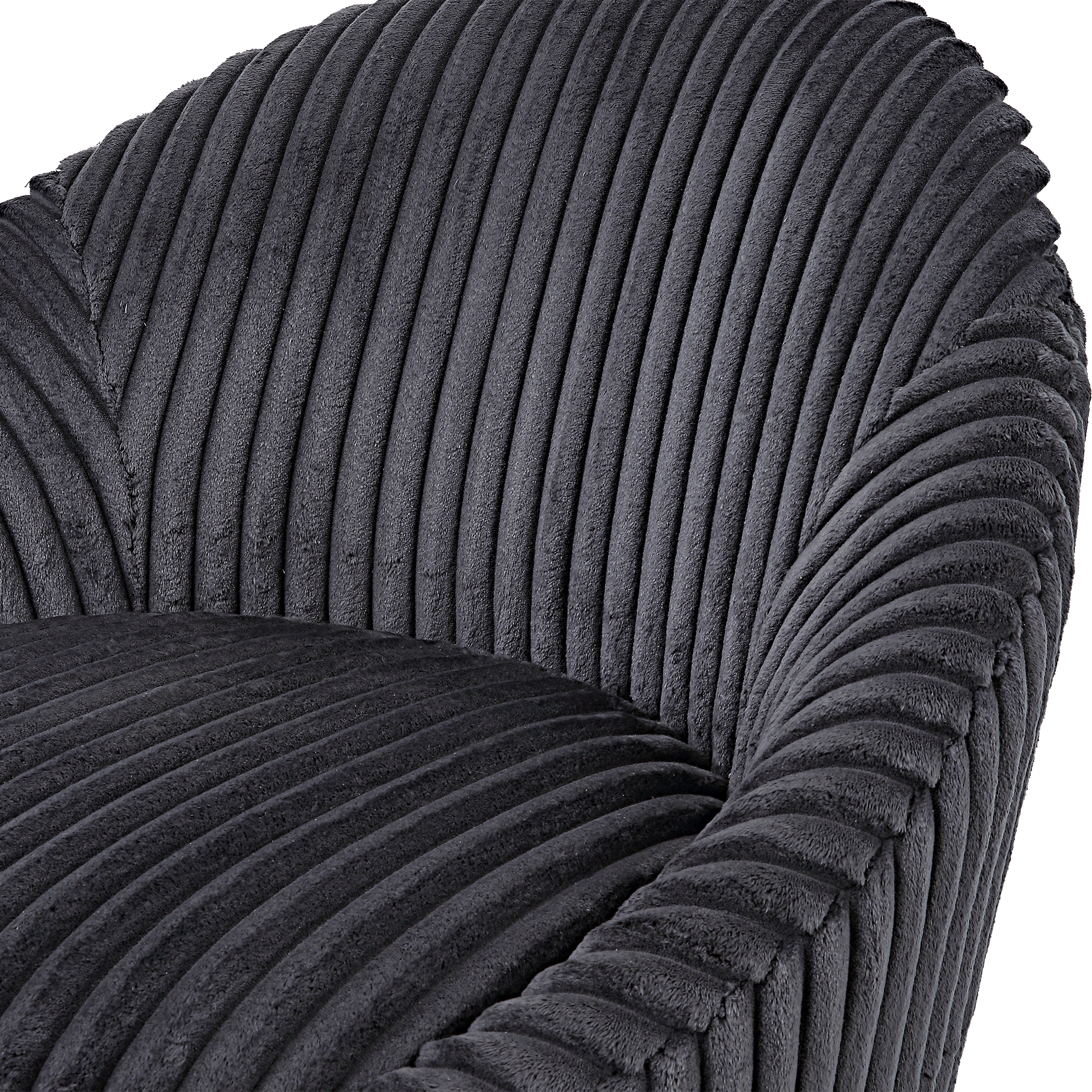 Crue Gray Fabric Swivel Chair - Image 7