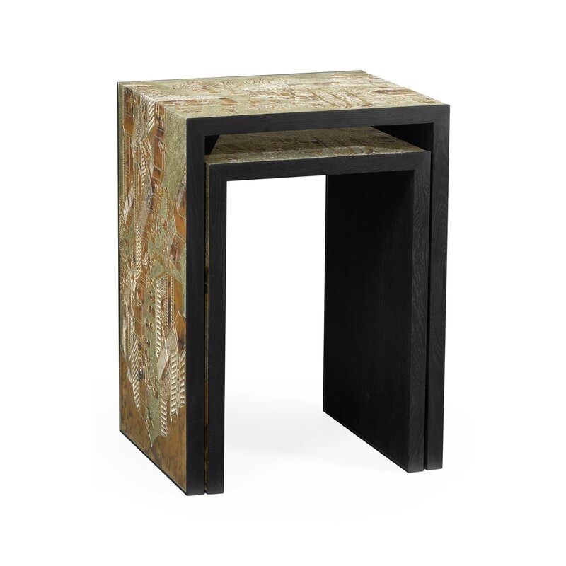 Jonathan Charles Fine Furniture Fusion 2 Piece Nesting Tables - Image 0