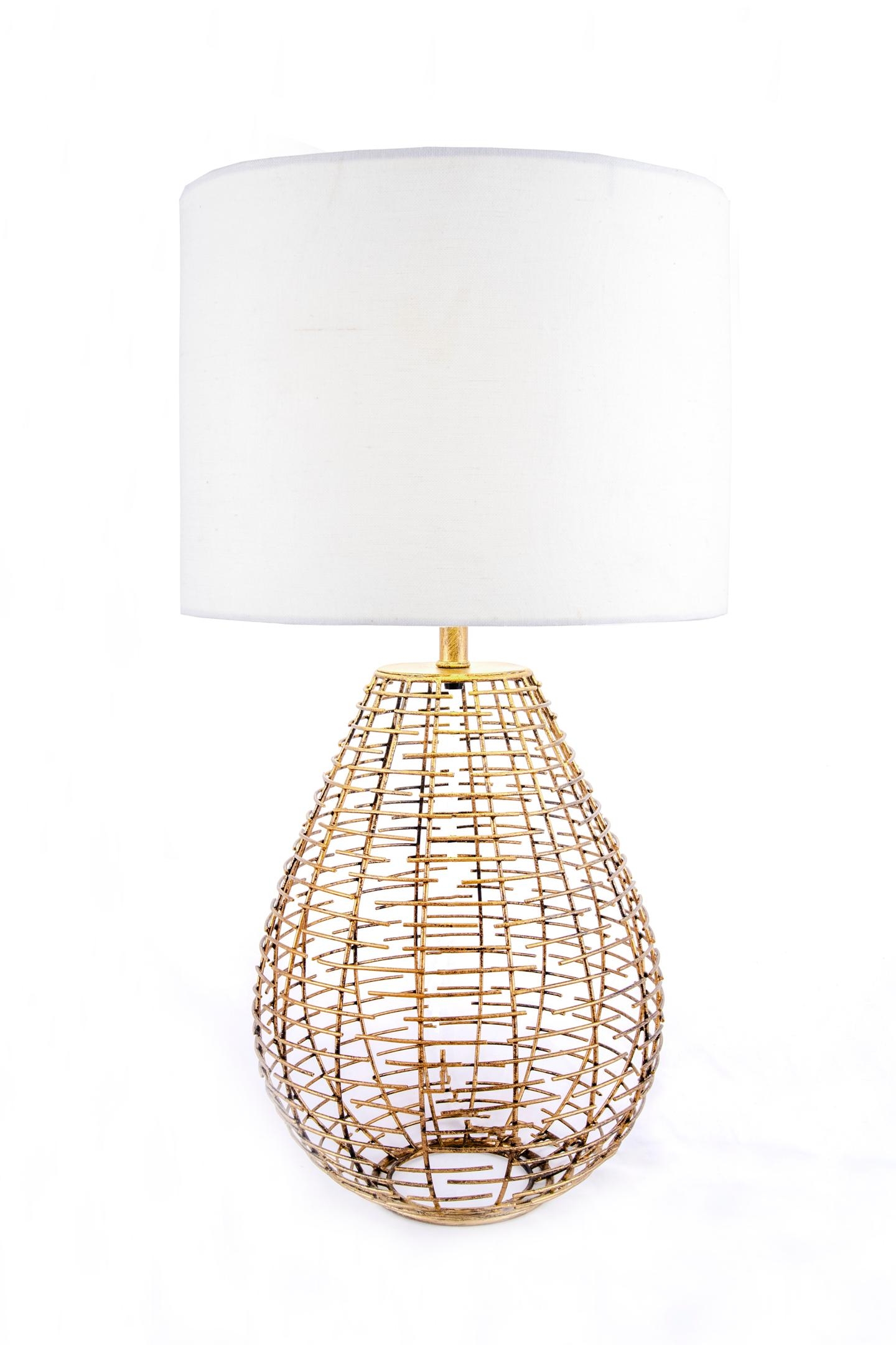 Lorain 27"  Brass Table Lamp - Image 0