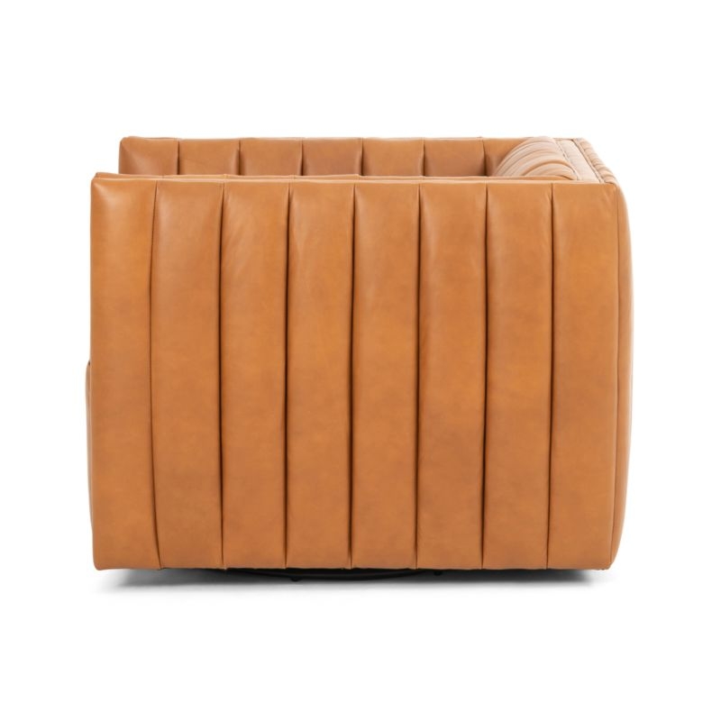 Cosima Leather Swivel Chair - Image 8