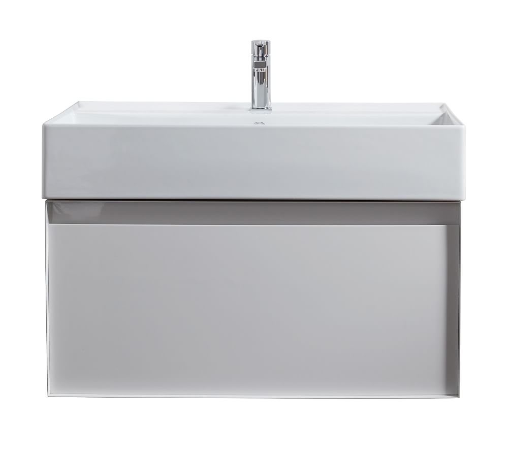 Visham 31" Single Sink Vanity, White - Image 0
