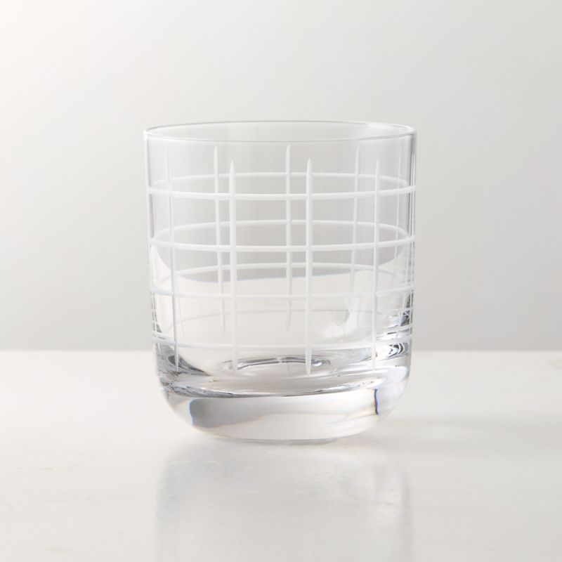 Watson Etched Double Old-Fashioned Glass - Image 3
