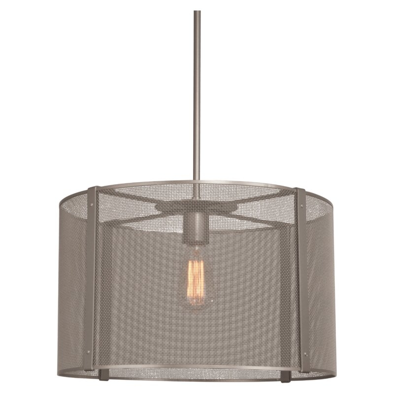 Hammerton Studio Uptown Mesh Industrial Drum Chandelier 18"" - Image 0