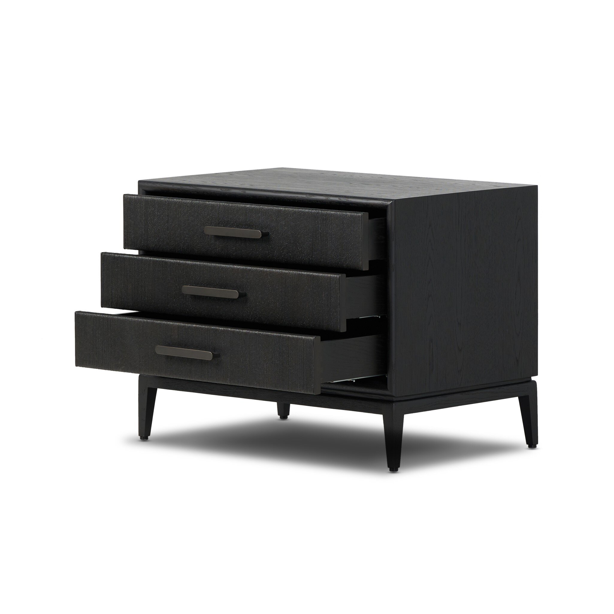 Rosenell Closed Nightstand - Black Oak Veneer - Image 14