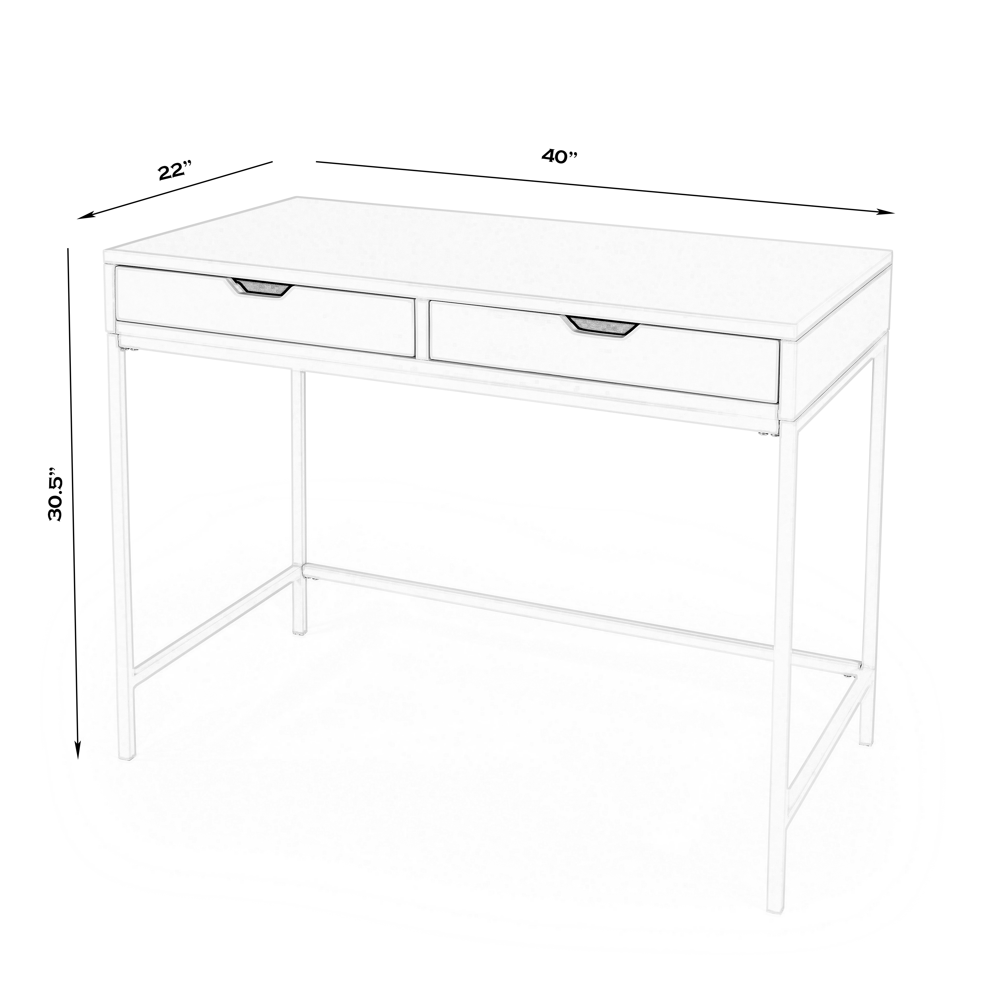 Belka Black Desk - Image 3