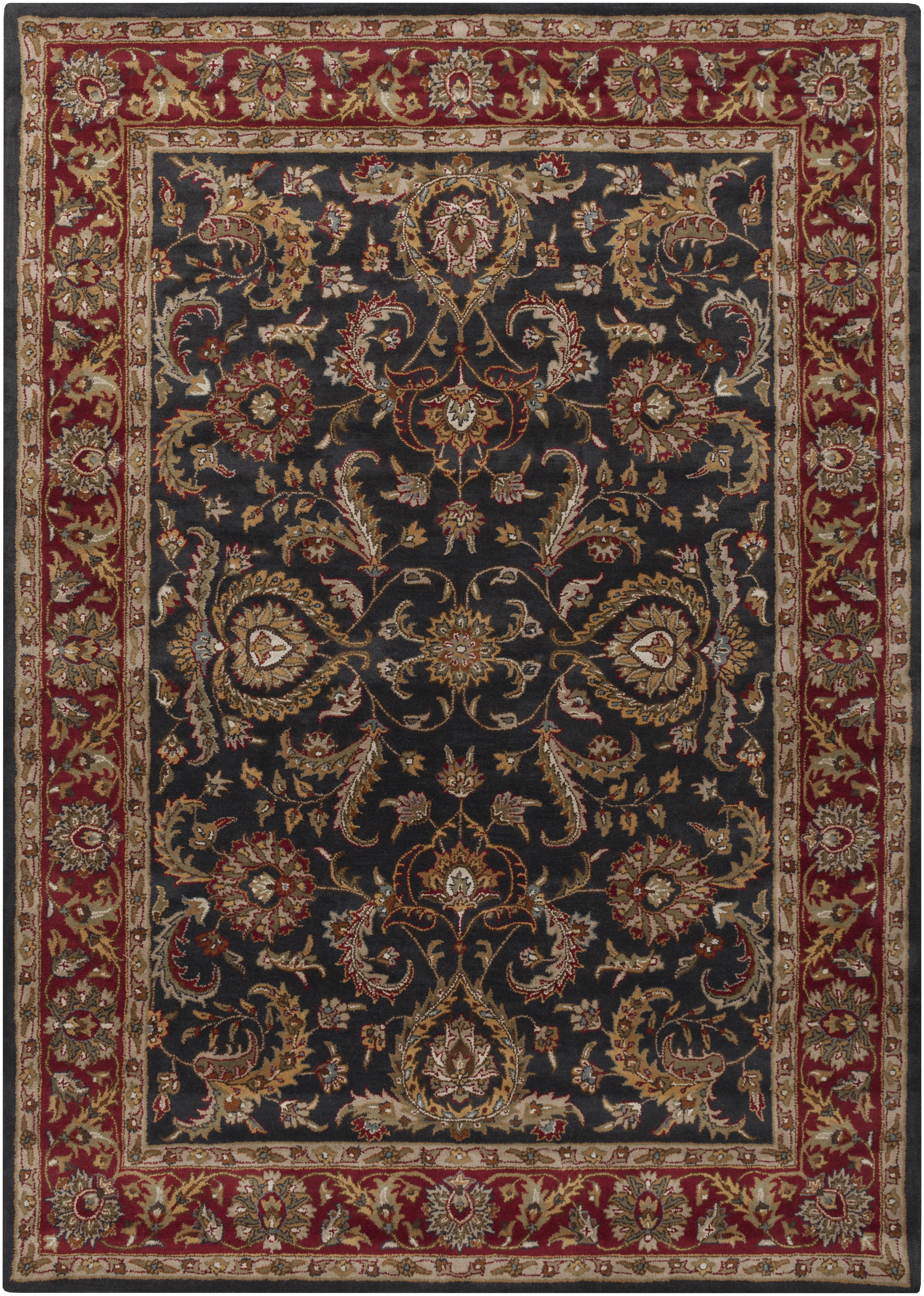 Middleton Brown Indoor 7'6" x 9'6" Handmade Rug - Image 0