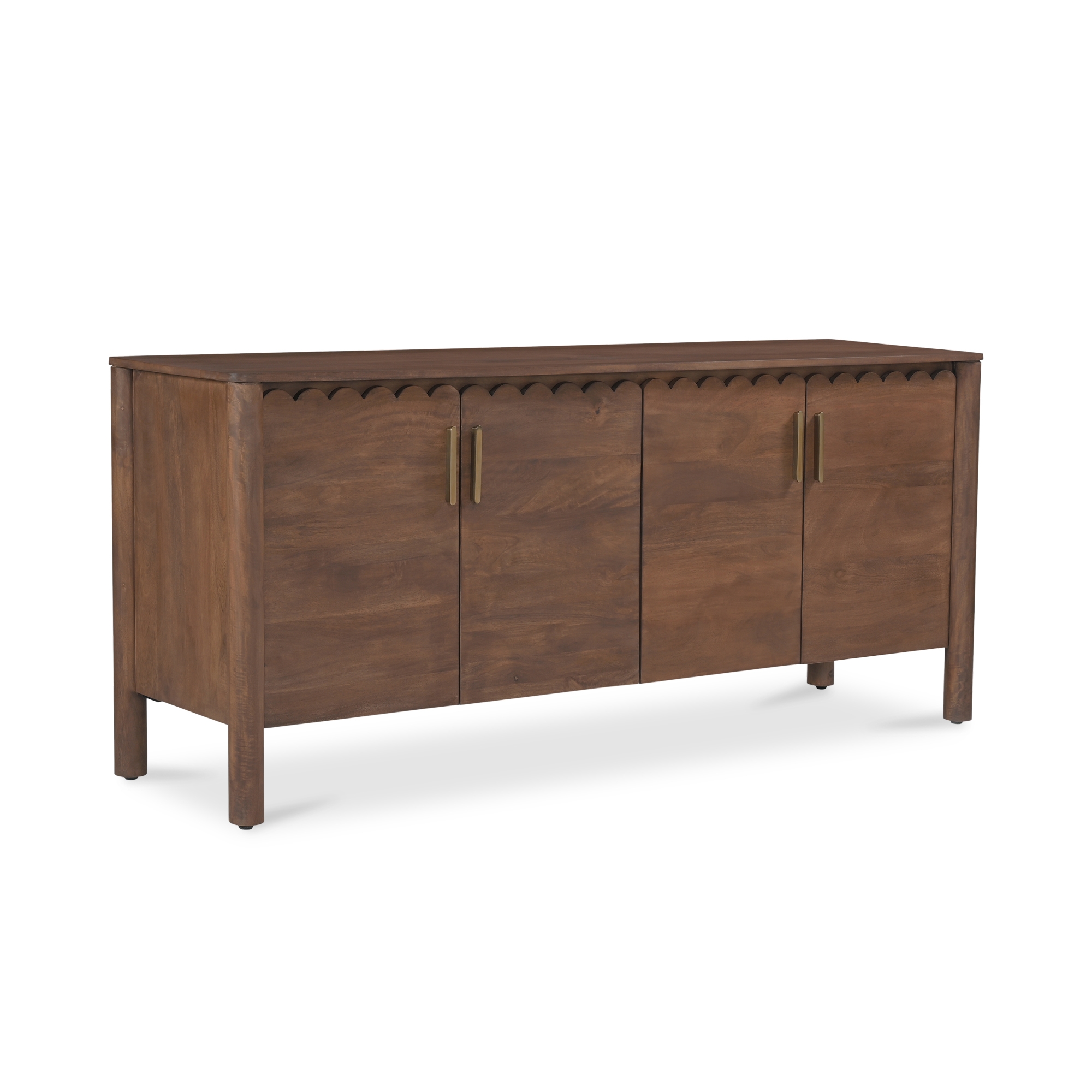 Wiley 4 Door Sideboard Vintage Brown - Image 3