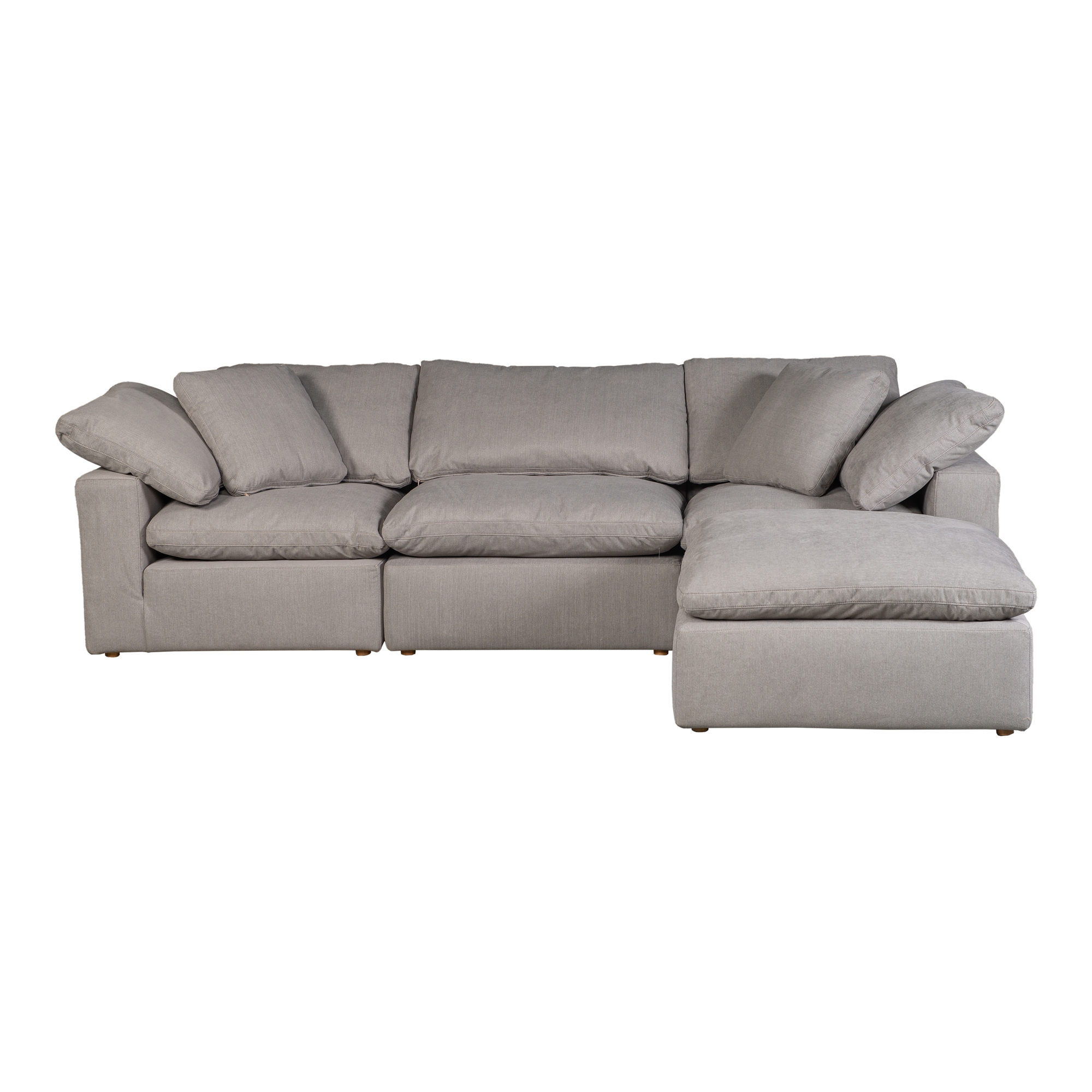 Terra Condo Lounge Modular Sectional Light Grey - Image 0