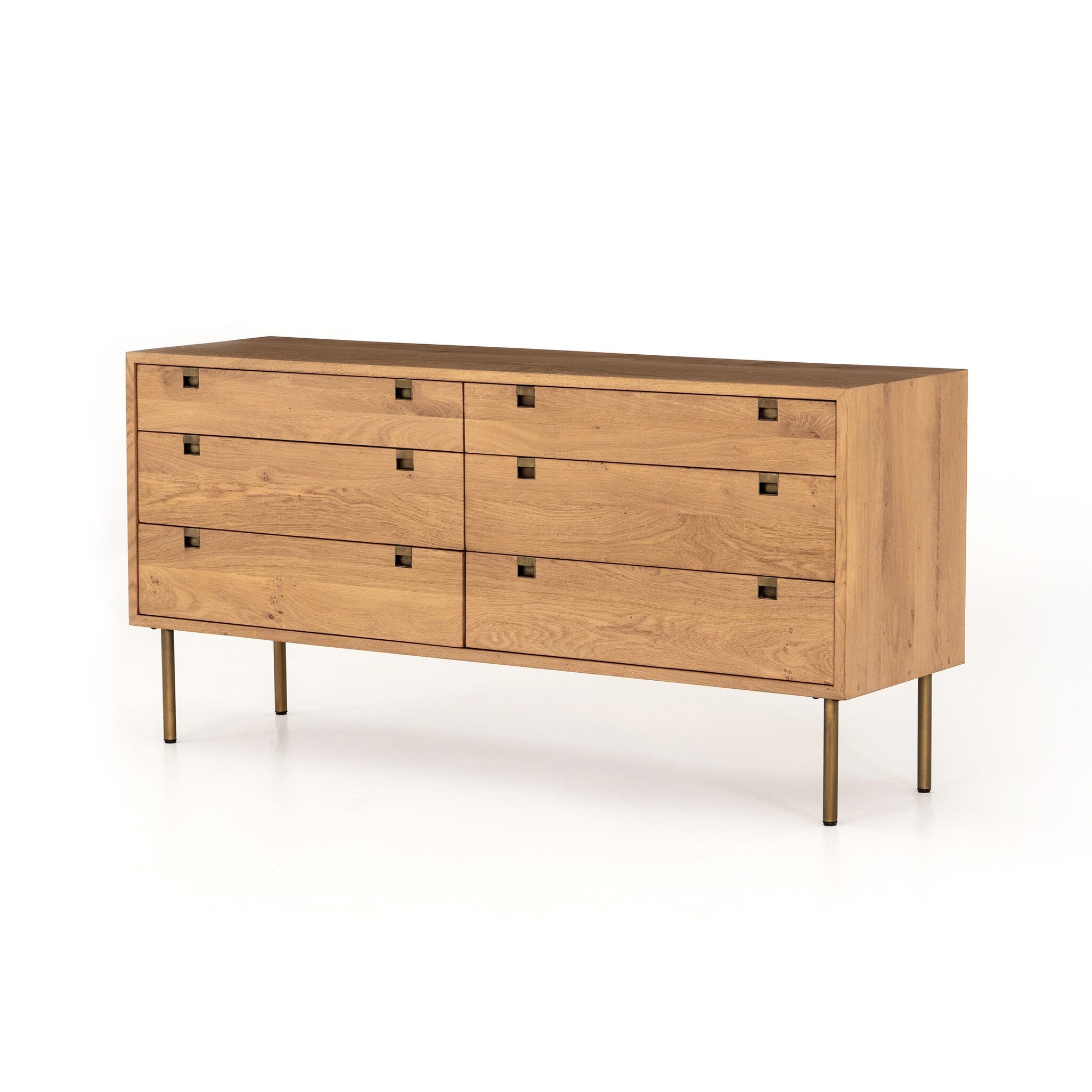 Carlisle 6 Drawer Dresser - Natural Oak - Image 1