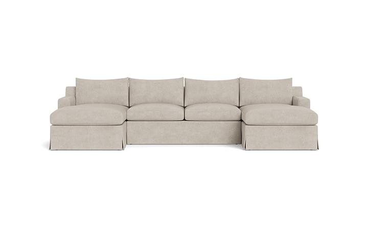 Sloan Slipcovered 3-Piece U-Sectional - Image 0