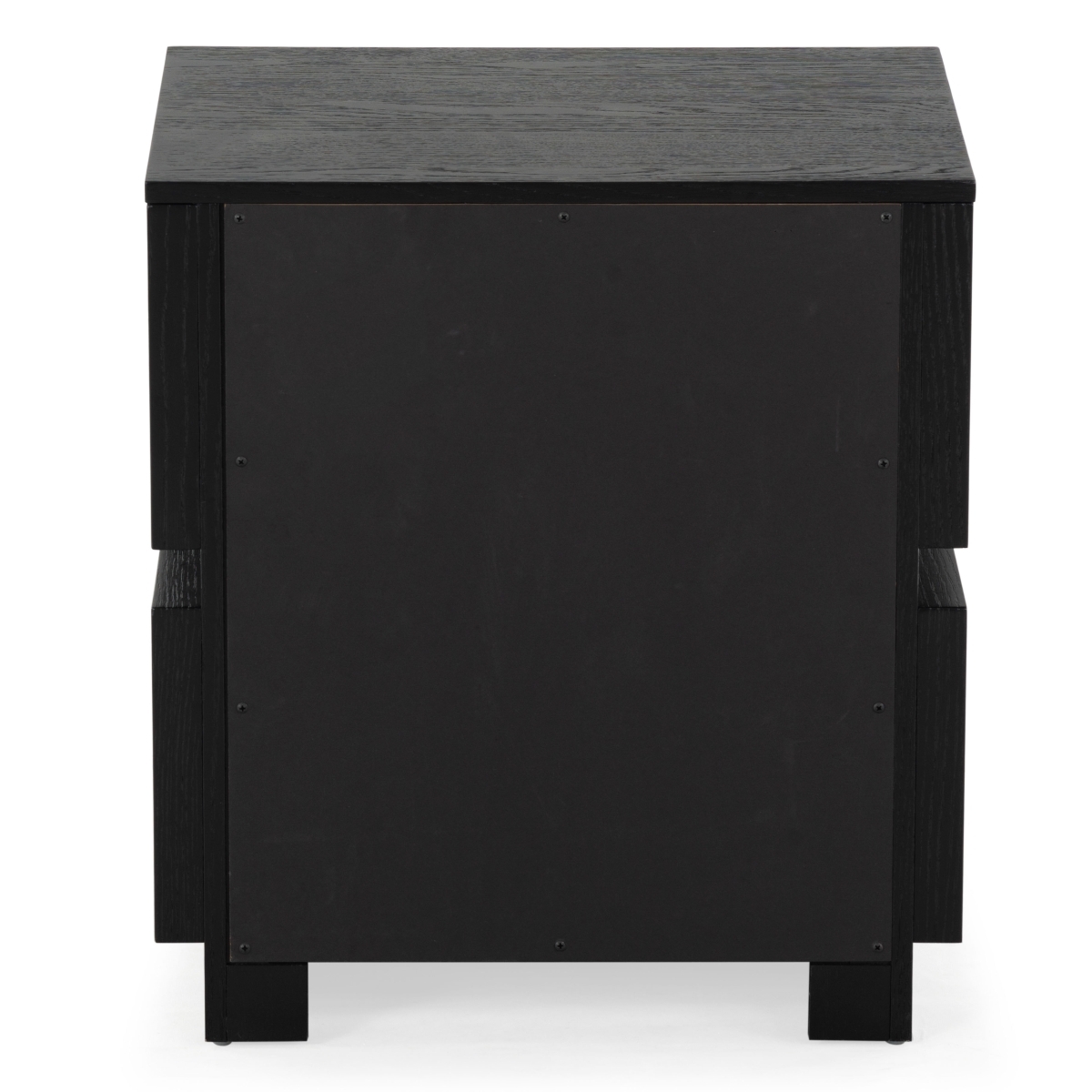 Titus 2 Drawer Nightstand - Black - Image 8