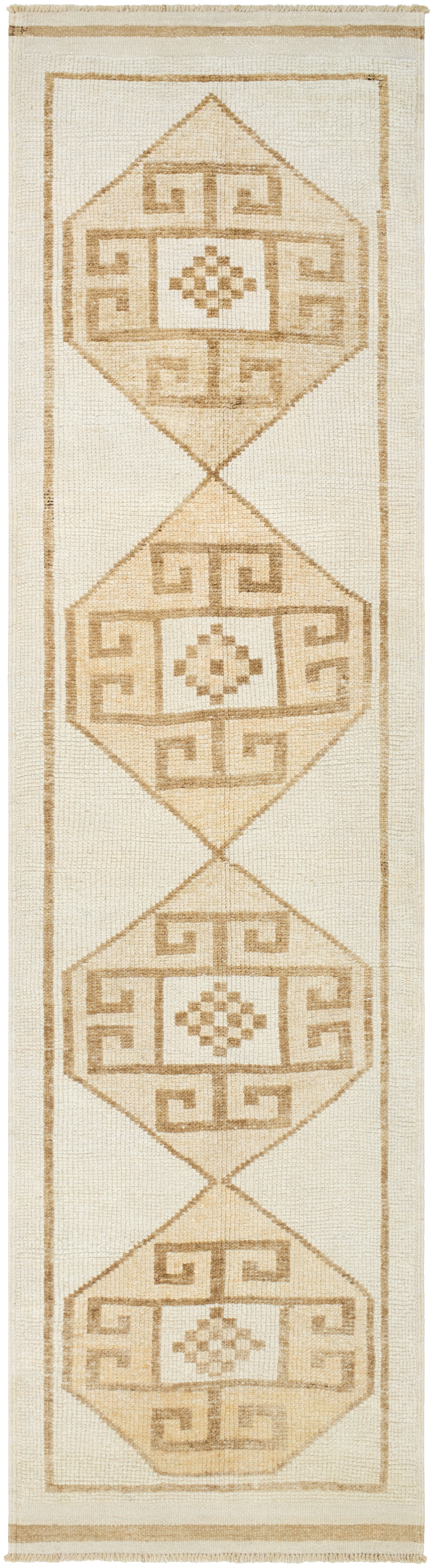 Antique One of a Kind  Indoor 3' x 12' Handmade Rug - Image 0