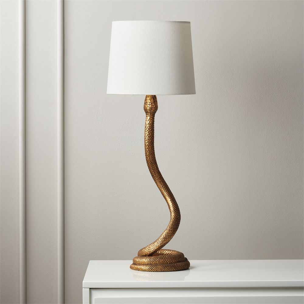 Snake Bronze Table Lamp - Image 0