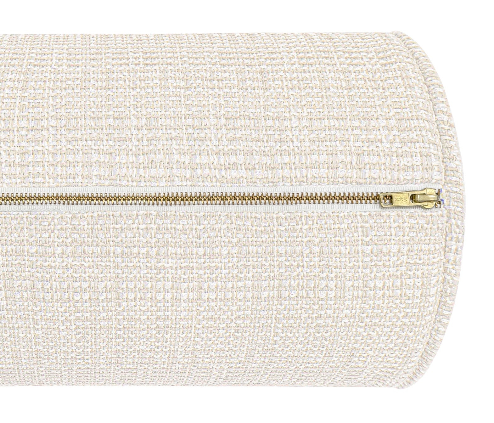THE BOLSTER :: HEPBURN TWEED // CASHMERE - TWIN XL //  9" X 30" - Image 3