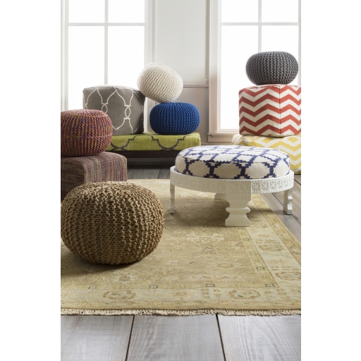 Malmo Knitted Pouf - Image 2