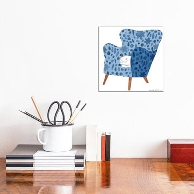 My Chair (Blue) by Angie Rozelaar - Print - Image 0