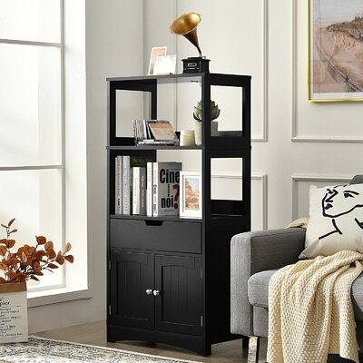 Bathroom Storage Cabinet With Drawer And Shelf Floor Cabinet - Image 0
