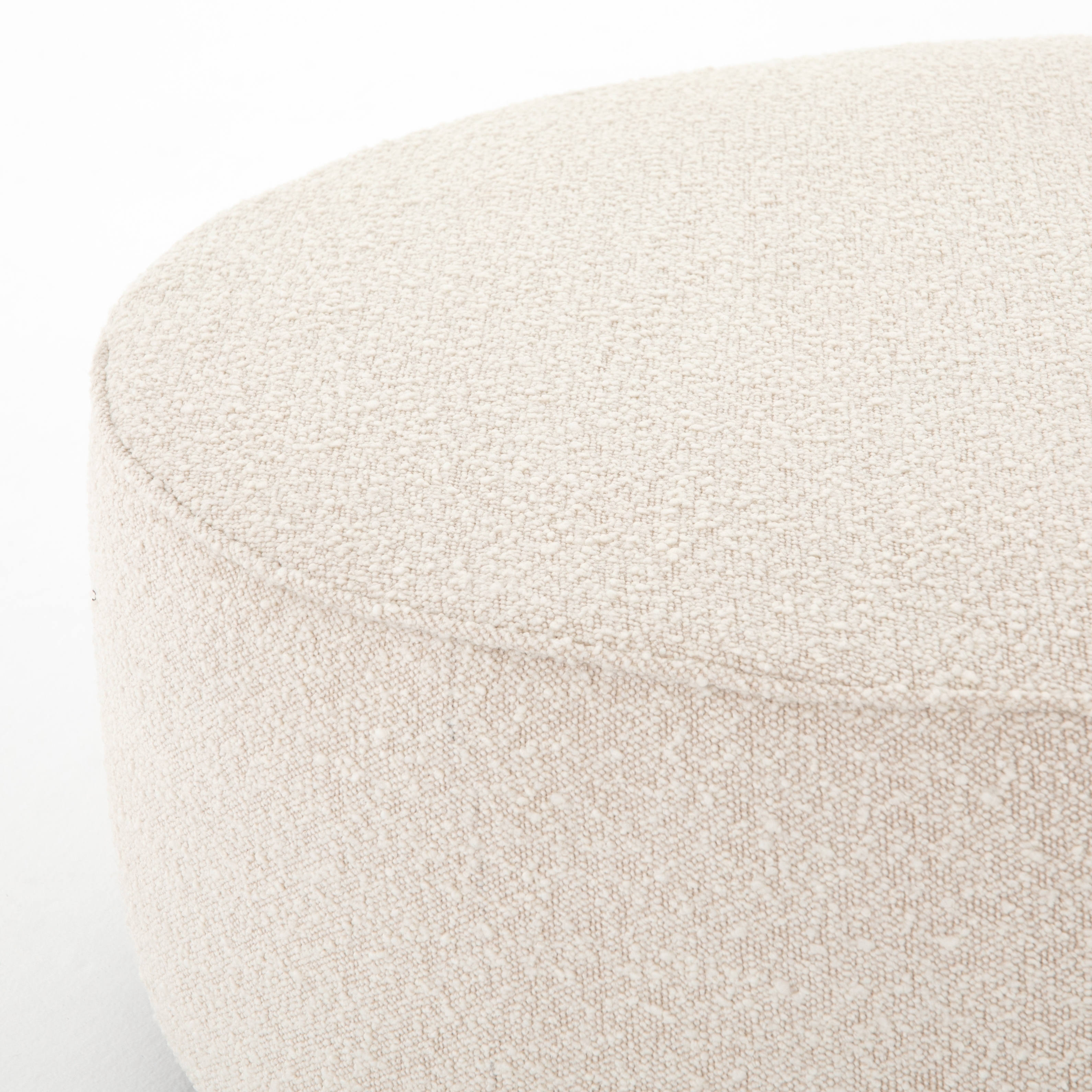 Sinclair Large Round Ottoman-Knoll Nat - Image 4