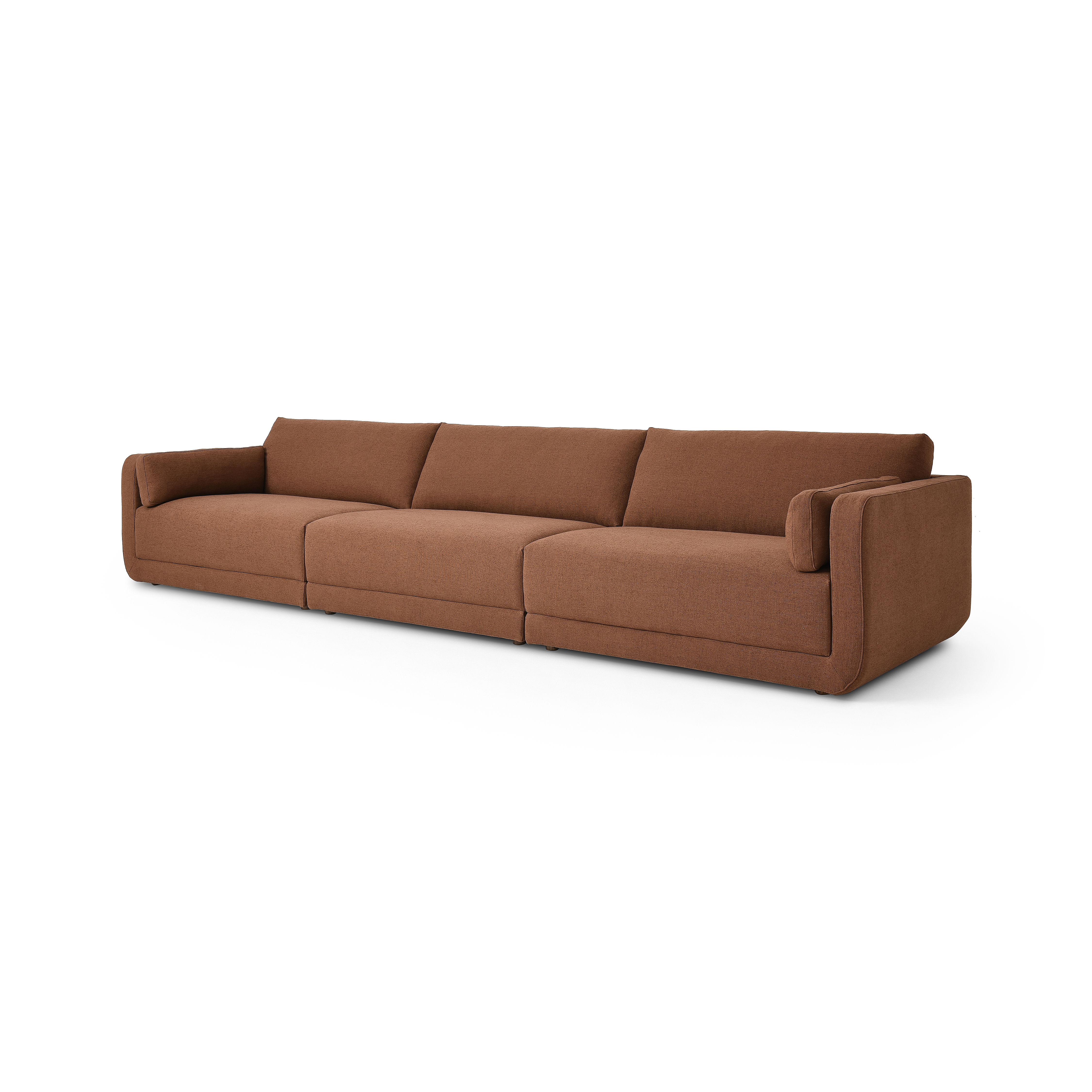 Toland 3pc Sectional-153"-Bartin Rust - Image 0