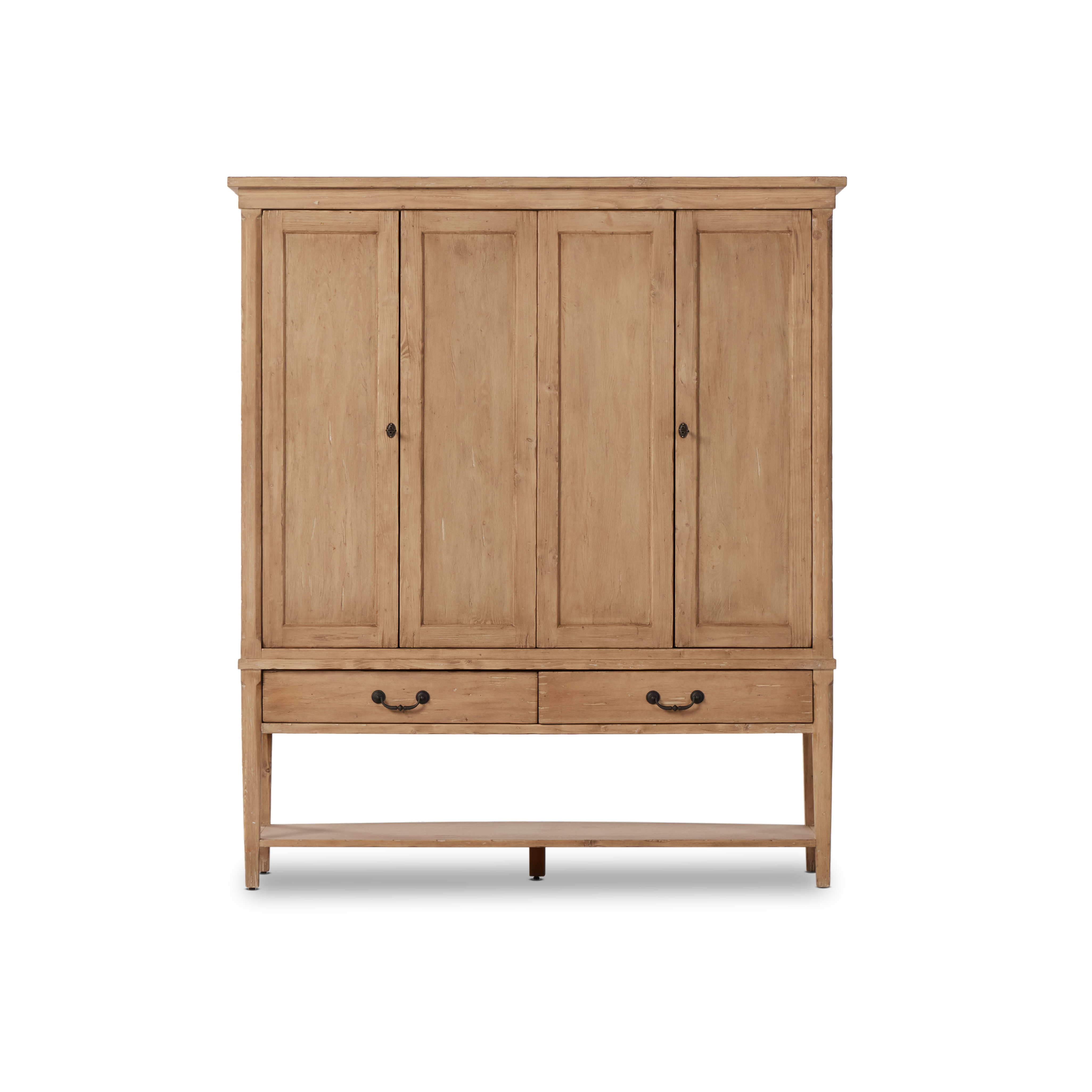 Brimley Wide Cabinet - Aged Light Pine - Image 3