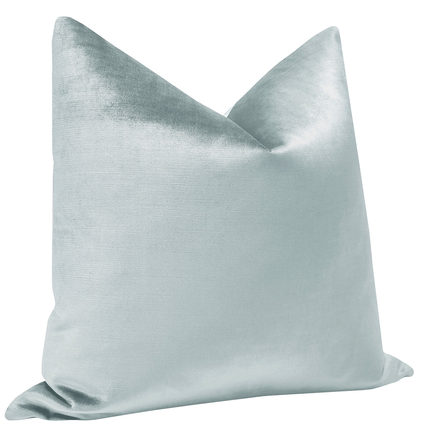 FAUX SILK VELVET // MINERAL - 20" X 26" STANDARD SHAM - Image 1