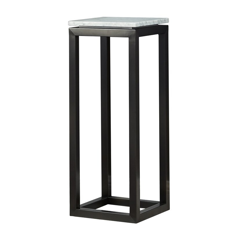 Bellini Modern Living Stud End Table Table Base Color: Stainless - Image 0