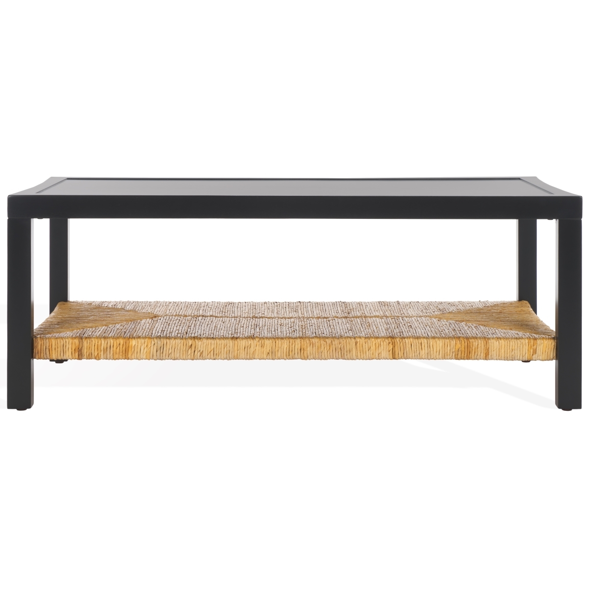 Berlynne Banana Coffee Table - Black/Natural - Image 0