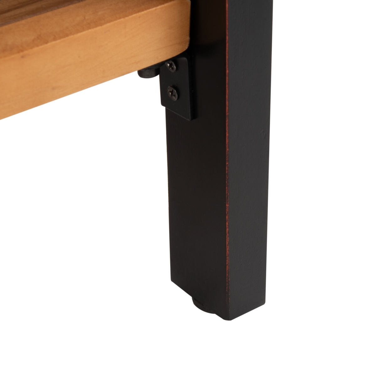 Franz 3 Shelf Open Top Etagere - Black / Natural - Safavieh - Image 3