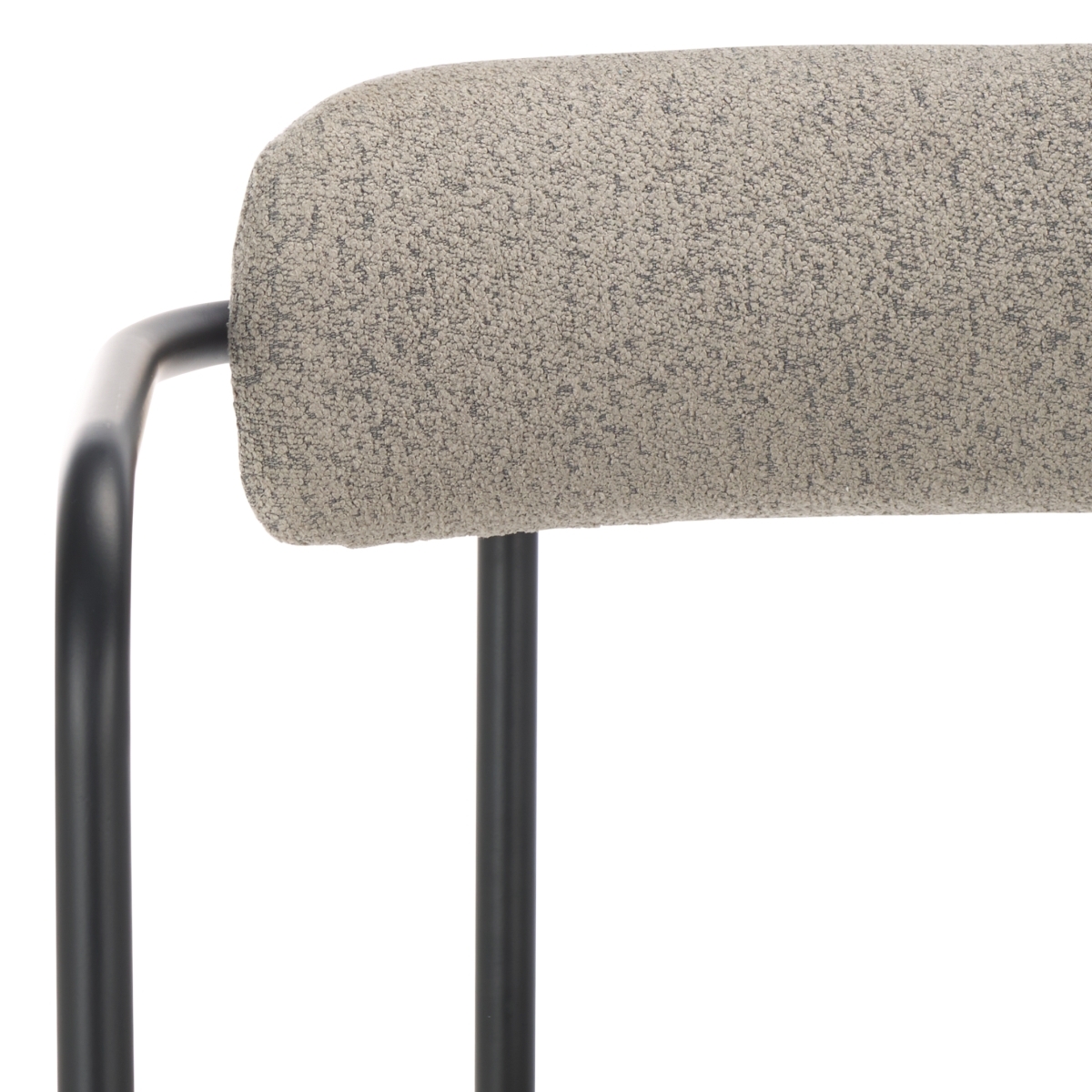 Andrean Arm Counter Stool - Grey / Black - Image 2