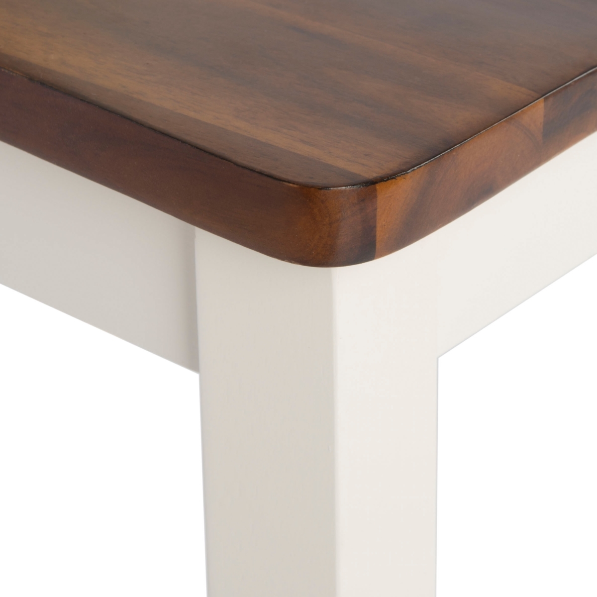 Akash Dining Chair - White / Natural - Safavieh - Image 3