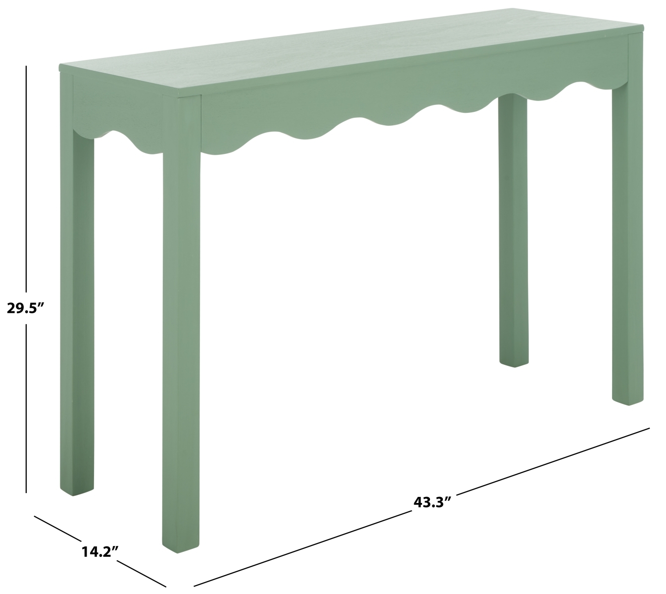 Lilith Wave 43" Console - Sage - Image 7