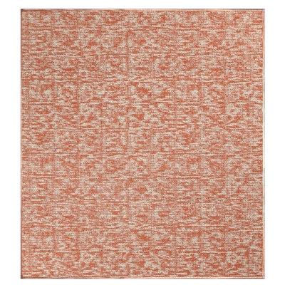 Indoor Outdoor Custom Size Area Rugs Made In USA Comes In Ten Colors And Nine Shapes Rectangular,Round,Square,Runners,Oval,Hexagon,Octagon,Half Round - Rust, 4' X 26' Area Rugs - Image 0
