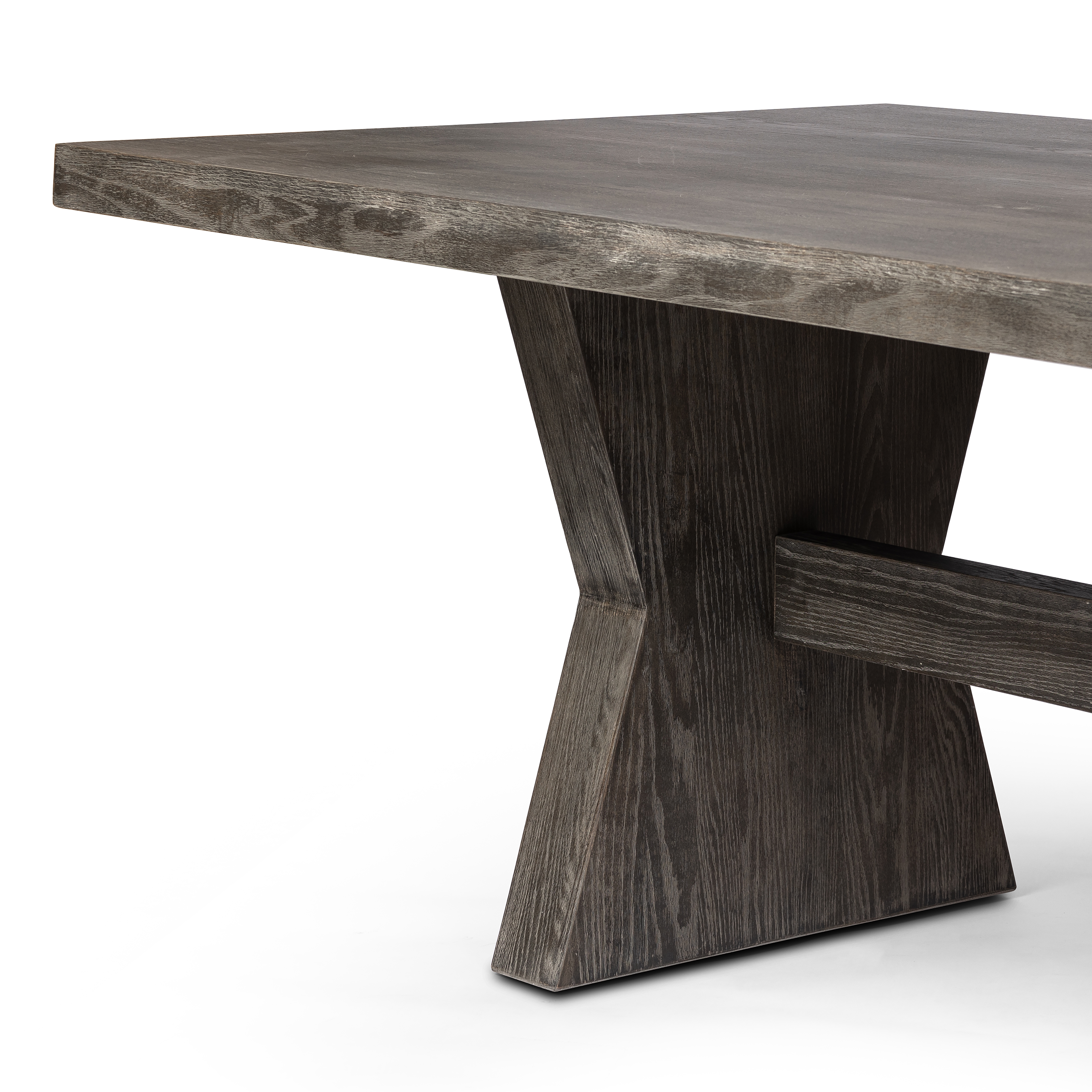 Tia Dining Table-108"-Black Burnt Oak - Image 5