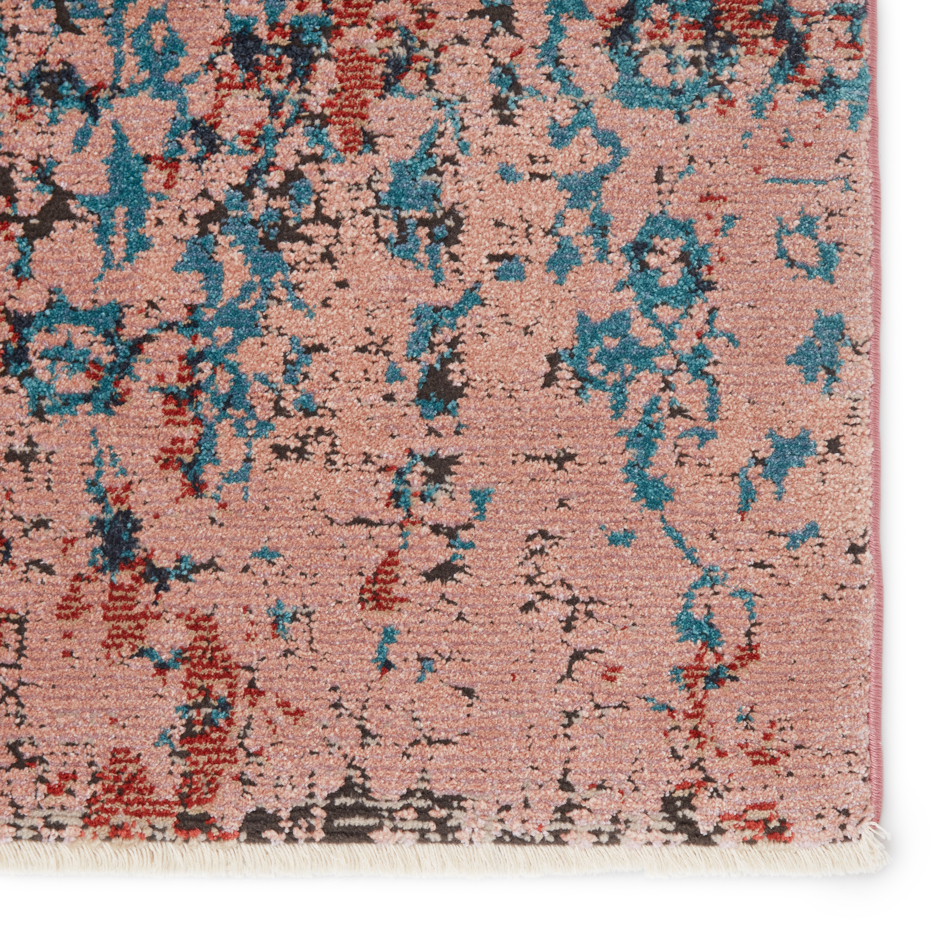 Vibe by Zea Trellis Pink/ Teal Area Rug (5'X7'6") - Image 3