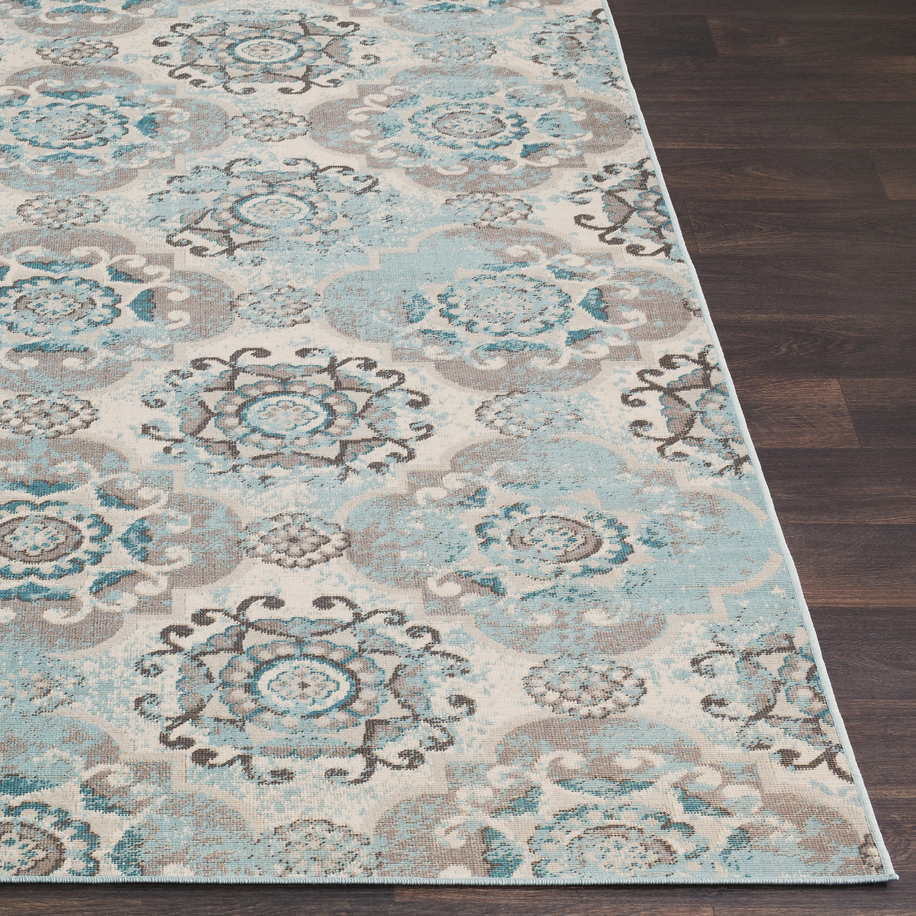 Mavrick Beige Indoor 2'8" x 5' Machine Woven Rug - Image 2