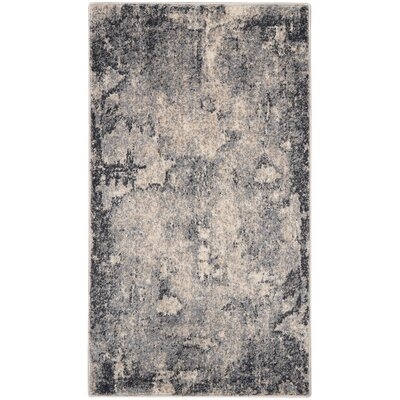 Ryanne Abstract Gray/Beige Area Rug - Image 0