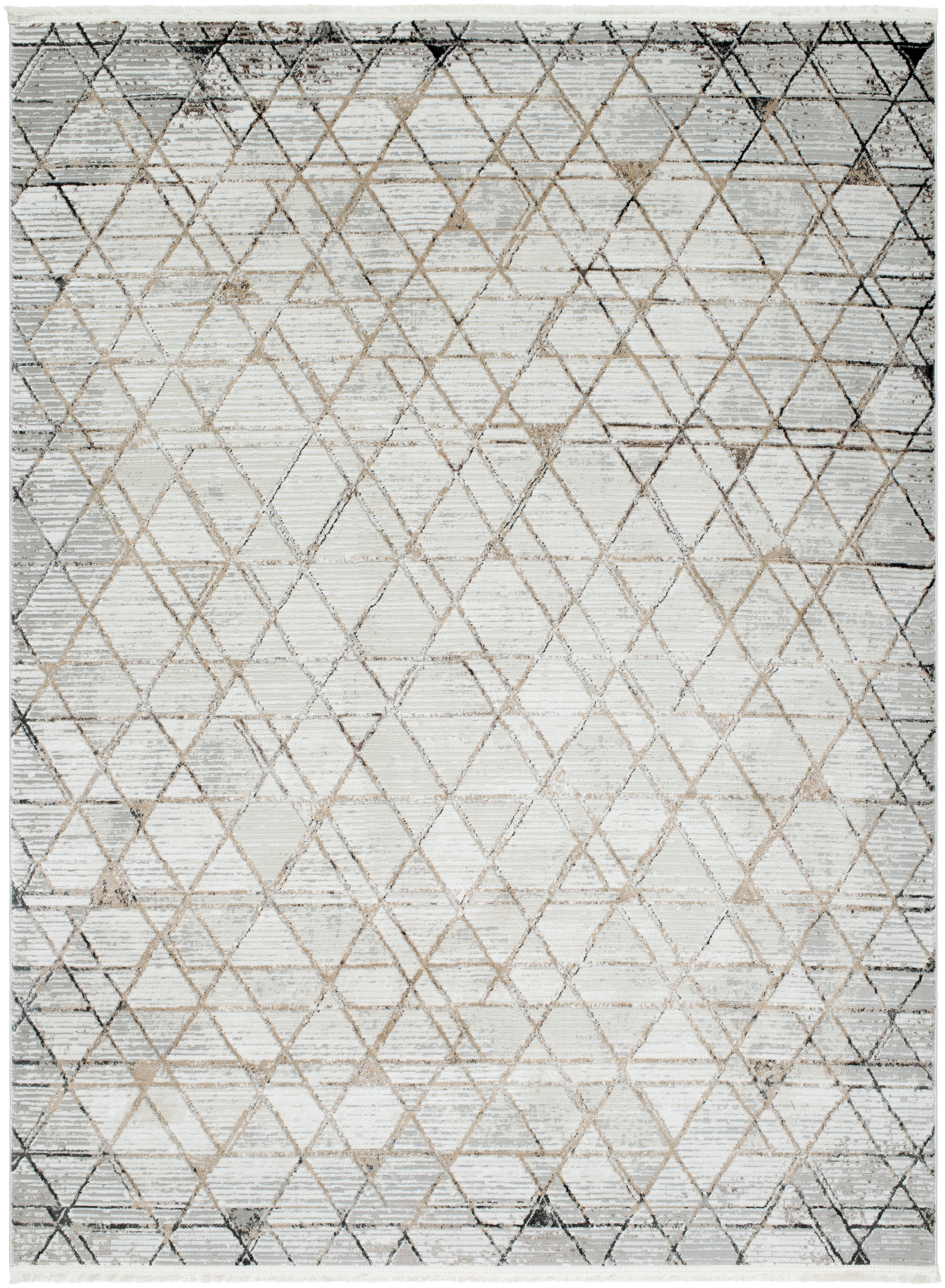 Obsession Gray Indoor 9'2" x 12' Machine Woven Rug - Image 0