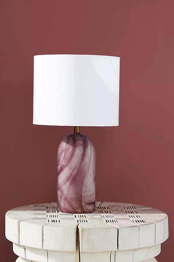 Emilia Table Lamp By Anthropologie in Purple Size L - Image 0