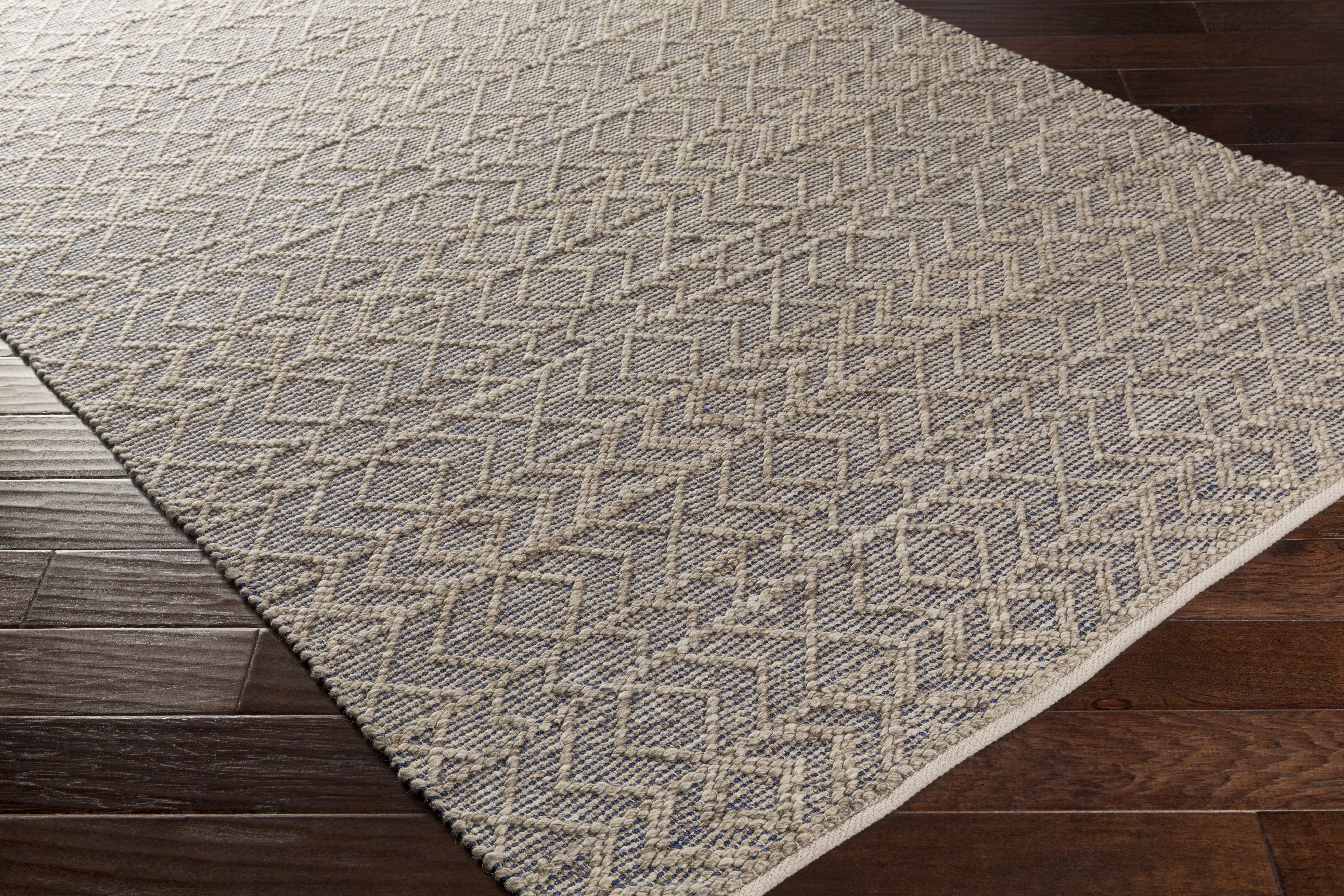 Ingrid Beige Indoor 6' x 9' Handmade Rug - Image 2