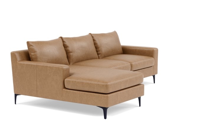 Sloan Leather Left Chaise Sectional - Image 1